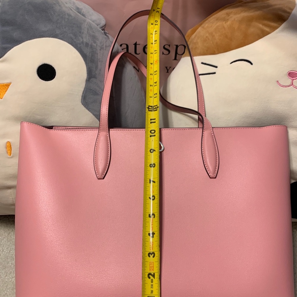 KATE SPADE ADEL LARGE TOTE SHOULDER BAG CARNATION - Picture 9 of 11
